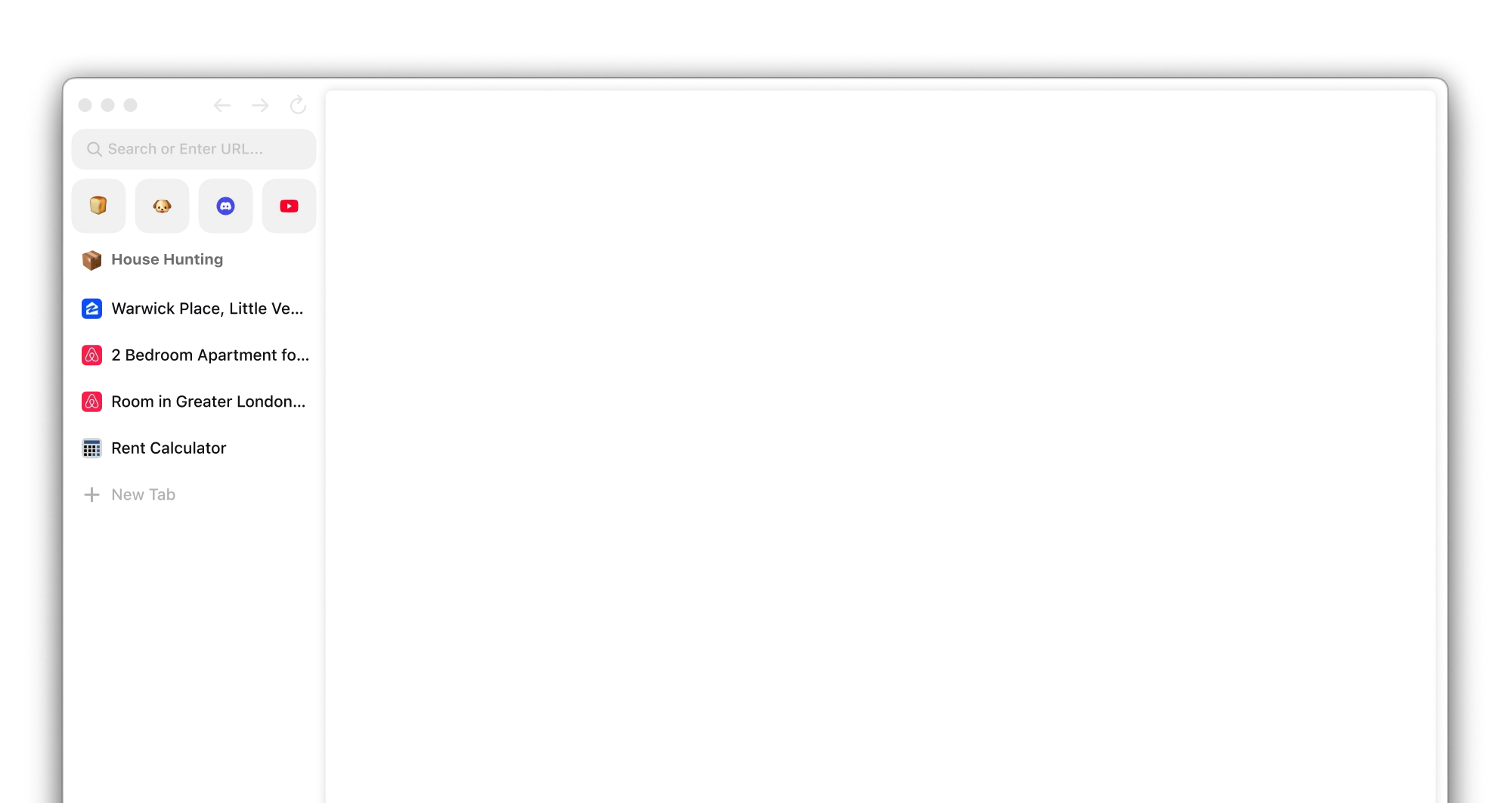 Browser window illustration
